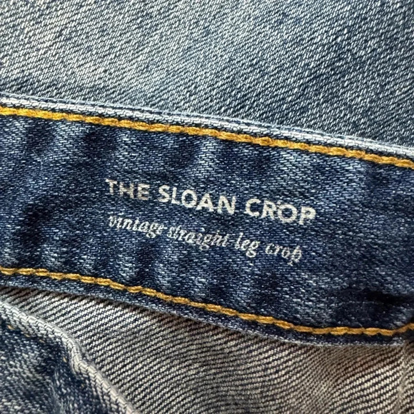 AG Andriano Goldschmied  The Sloan Crop Vintage Straight leg Crop Size  26 - Picture 8 of 11